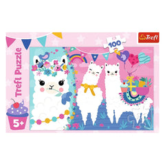 Trefl - Happy Llamas - Puzzles - 5+ - TRF16363