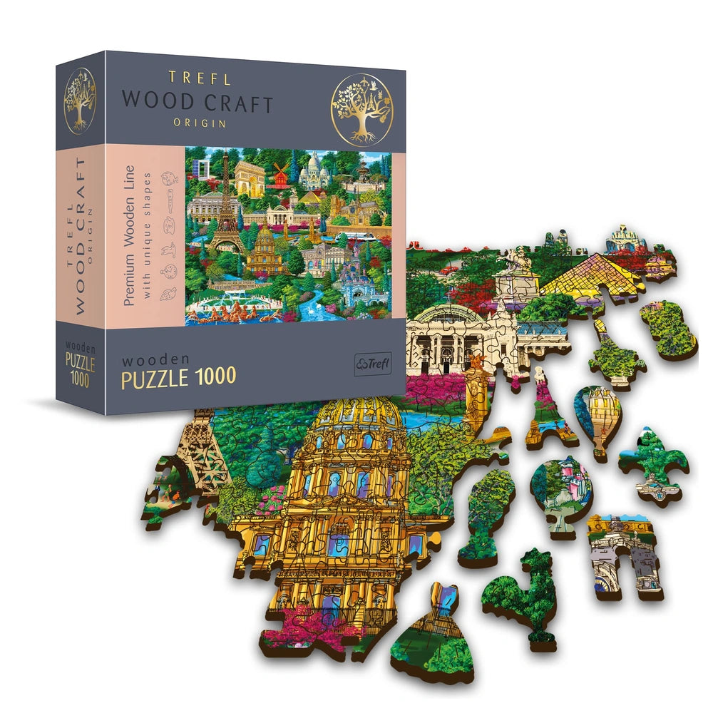 Trefl - Woodcraft French Alley - Puzzles - 14+ - TRF20142
