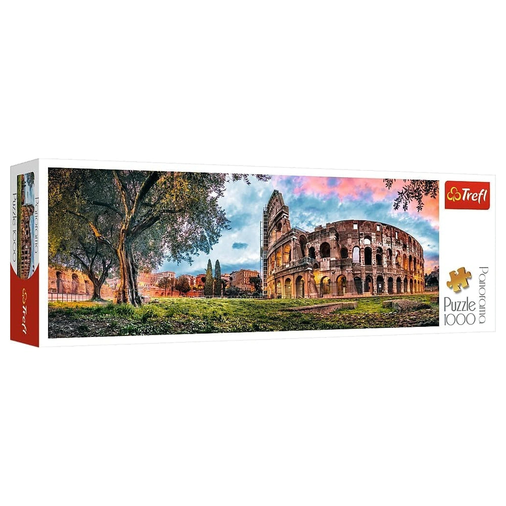Trefl - Puzzle Panorama 1000 Pièces - Colisée à l'Aube - 14+ - TRF29030