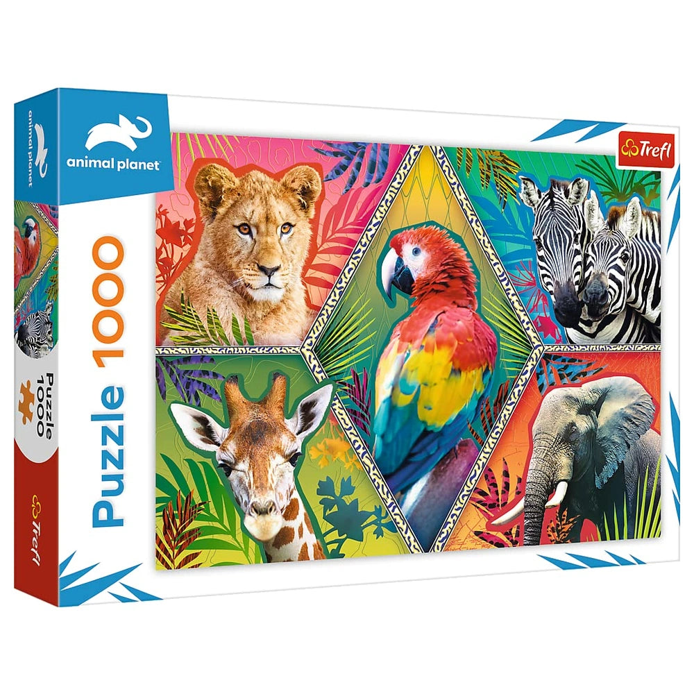 Trefl - Puzzle de 1000 Pièces - Puzzles - 14 - Animaux Exotiques - TRF10671