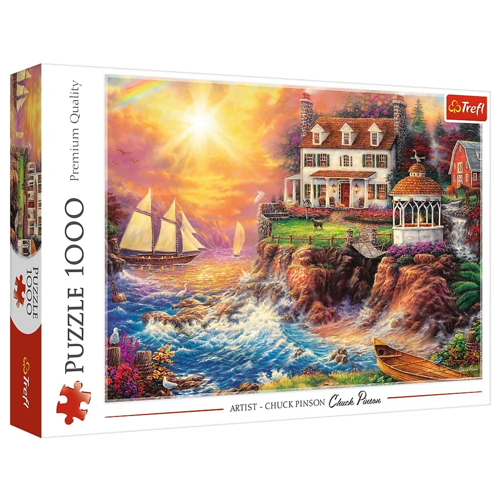 Trefl - 1000 Piece Puzzle - Peaceful haven - Puzzles Age +14 - TRF10582