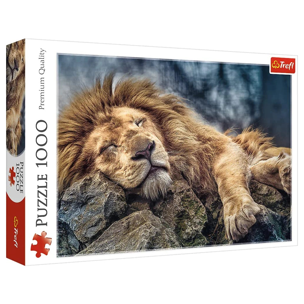 Trefl - Lion Endormi - Puzzles - 14+ - TRF10447