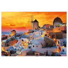 Trefl - Puzzle UFT 1500 Pièces - Coucher de Soleil Romantique Oia, Santorin - 14+ - TRF26195