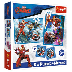 Trefl - 2 Puzzles en 1 + Mémos - Puzzles - 3 - TRF93333
