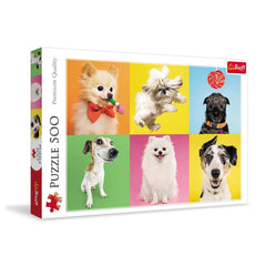 Trefl - 500 Piece Puzzle - Dogs - Puzzles Age +10 - TRF37378