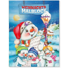 Trötsch Verlag - Books - Weihnachtsmalblock - Glitter Stones - 3 Years - Christmas Fun
