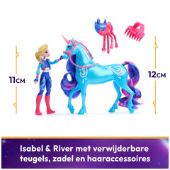 Unicorn Academy Ensemble de Figurines Isabel & River 30 cm