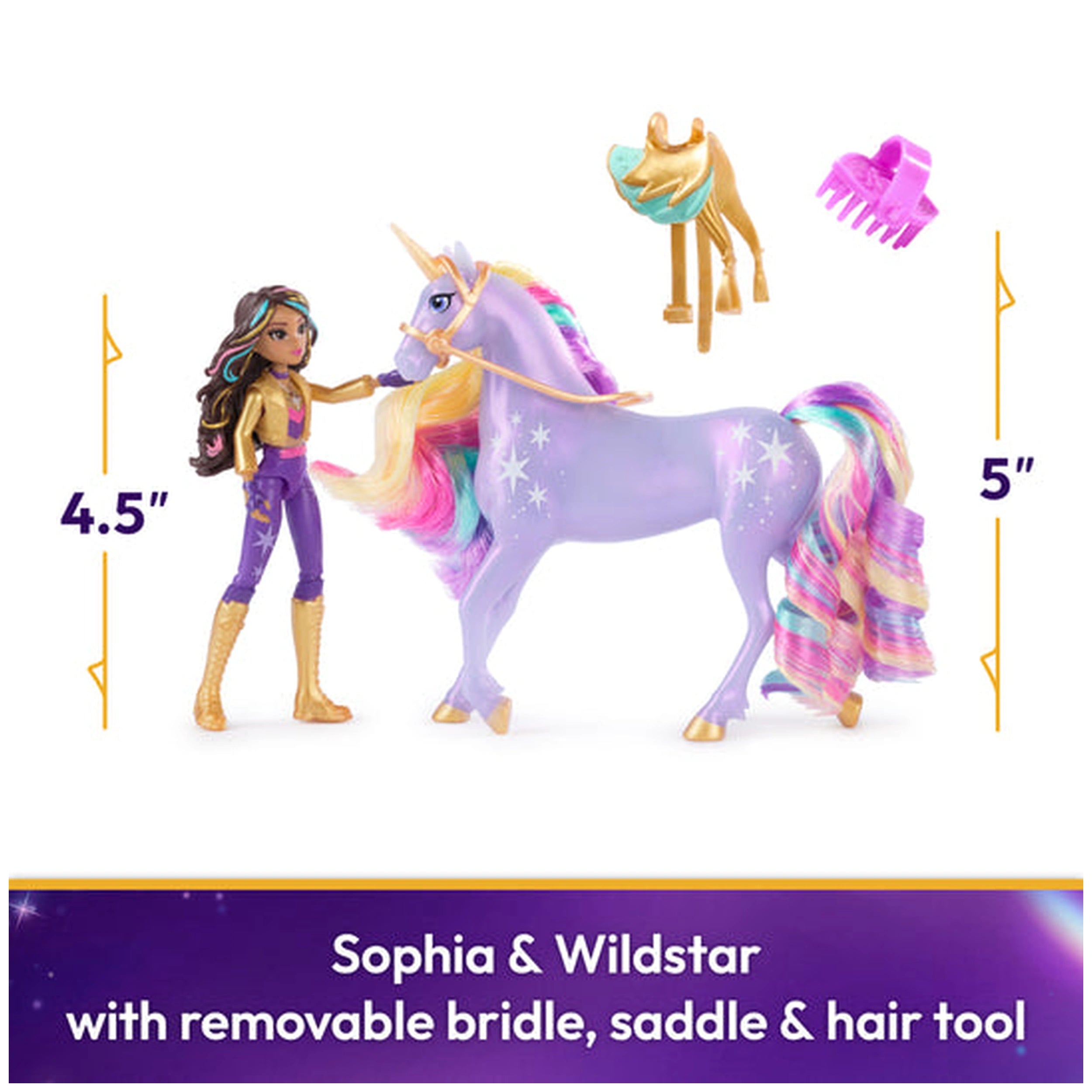 Ensemble de figurines Unicorn Academy Sophia & Wildstar