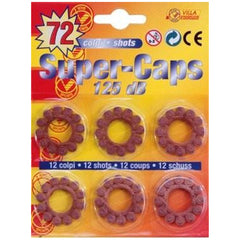 Villa - Super Caps Blister-12-Shots-125-dB - Jouets-Armes-Gadgets