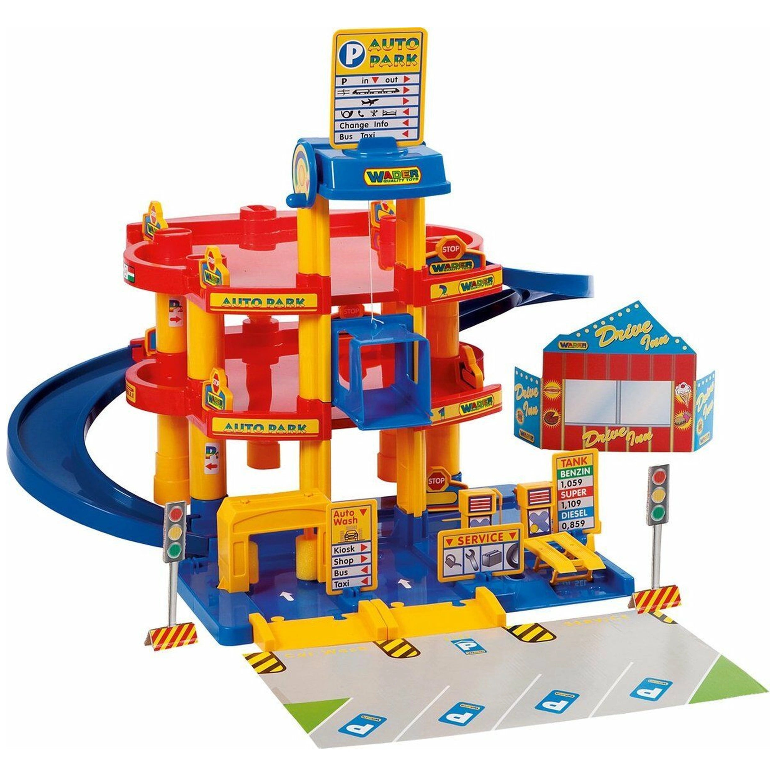 Wader - Auto Park 3 Floors Toy Playset