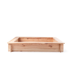 Woodyland - Square-Sandpit-With-Protective-Cover - Outdoor-Play-Equipment