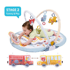 Yookidoo - Gymotion Urban Lay to Sit - Up Playmat - 0 Mois+ - Tapis de Jeu & Gym