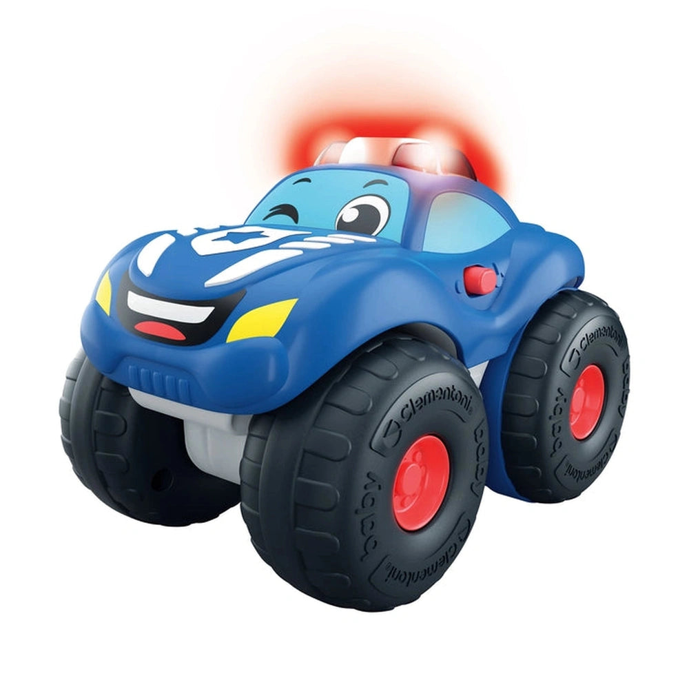 Baby-Clementoni - Elia-Véhicule de Police - Jouets d'Activité pour Bébé