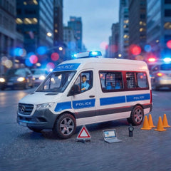 Bruder - Véhicule d'urgence de police Mb Sprinter avec module lumineux et sonore - Véhicule de jeu