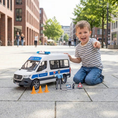 Bruder - Véhicule d'urgence de police Mb Sprinter avec module lumineux et sonore - Véhicule de jeu