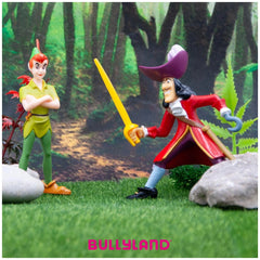 Bullyland - Disney - Figurine de Capitaine Crochet 10 cm - Aventures de Peter Pan - Figurines d'action et de jouets