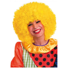 Carnival Toys - Fun Yellow Curly Wig For Creative Dress Up Play - Pretend Professions And Role Playing