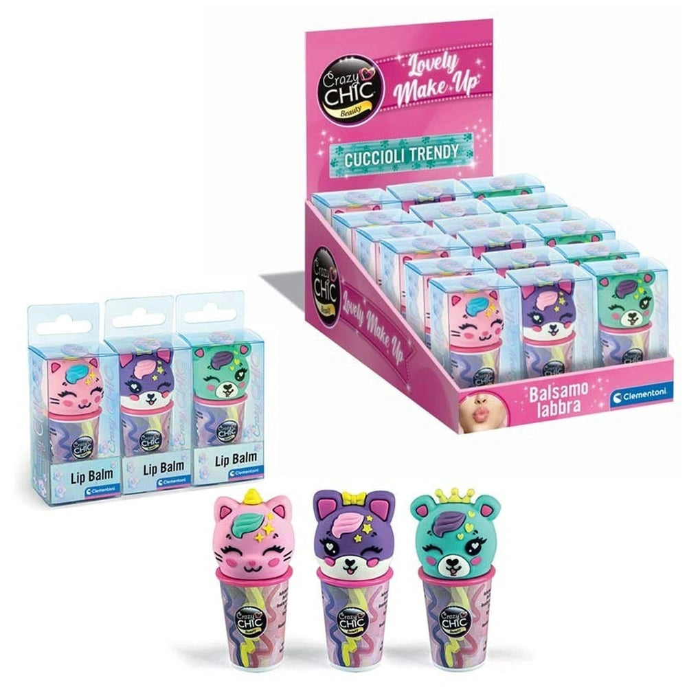 Clementoni - Crazy Chic Lip Balm Animal Style - Makeup