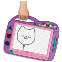 Clementoni - Maison de poupées de Gabby - Ensemble d'arts et métiers avec tableau blanc magnétique