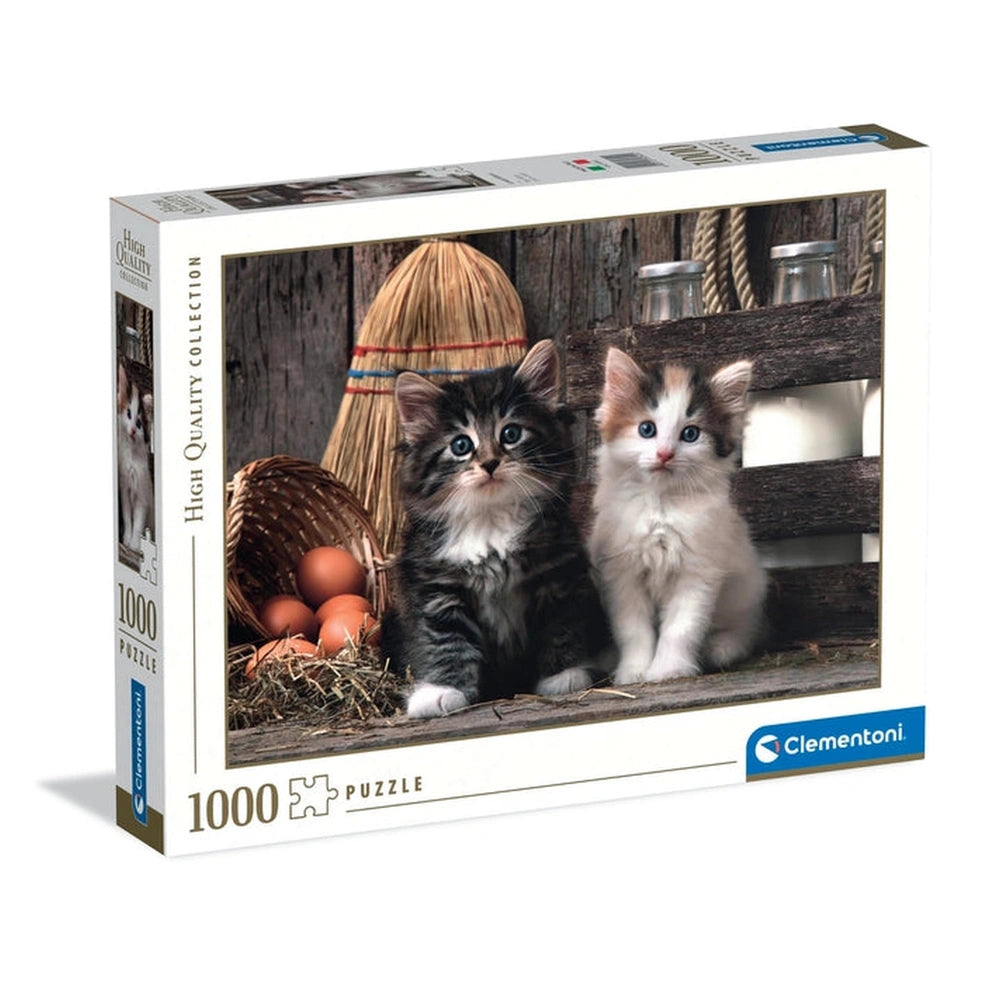 Clementoni Collection de Haute Qualité - Jolis Chatons Puzzle 1000 Pcs