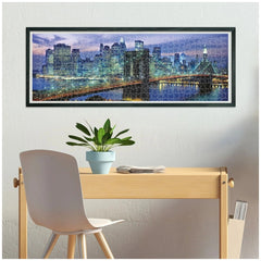 Clementoni High Quality Collection - New York Brooklyn Bridge 1000 Pcs Puzzle Panorama
