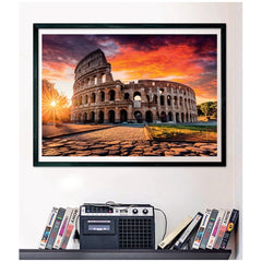 Clementoni Collection Haute Qualité - Puzzle 1000 Pcs Colisée de Rome au Coucher de Soleil