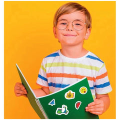 Clementoni Idea - 45 Assorted Color Boom Stickers