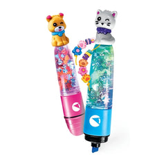 Clementoni - IDEA Créez vos Surligneurs Animaux Doux - Loisirs Créatifs