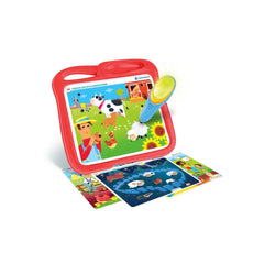 Clementoni - Il Mio Primo Sapientino Tous à la Ferme Jouets d'Activité pour Bébé - Édition Italienne