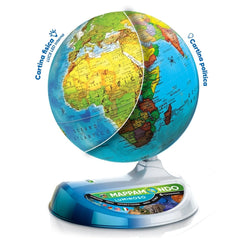 Clementoni - Mappamondo Luminoso Jouets Éducatifs - Édition Italienne