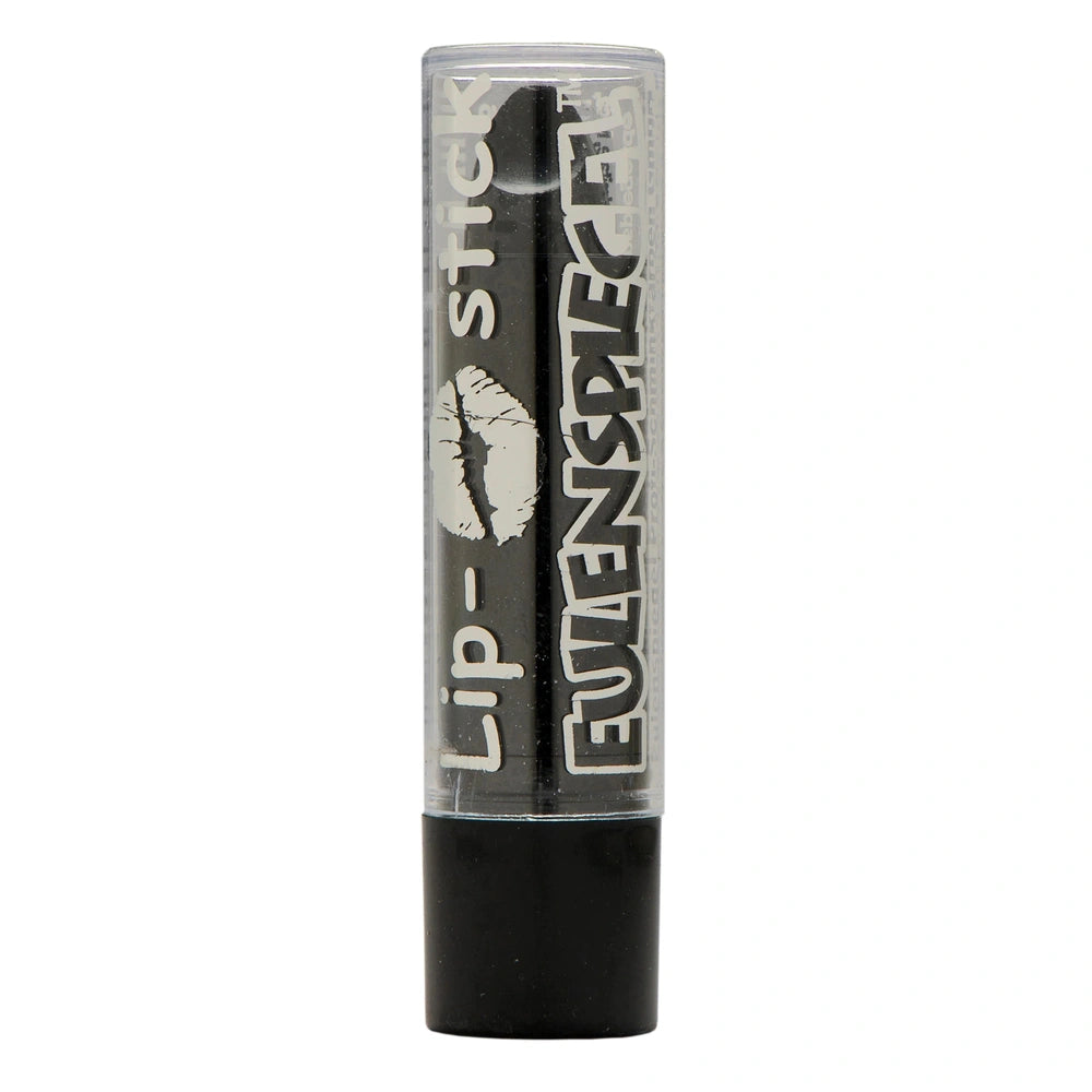 EULENSPIEGEL Lipstick Black in a clear body with a black cap and white label reading "LIP-STICK FUELSPORT" in bold text.