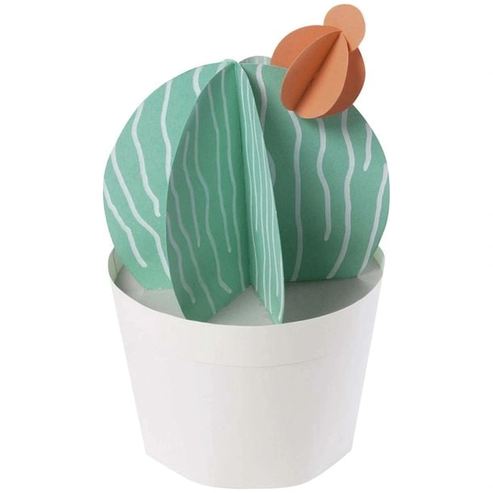 Folia Pastelblock A4 multi-coloured sheets displayed, featuring a white pot with a green and white striped cactus.