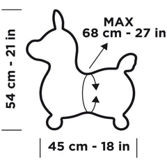 Gymnic - Jouet de saut Rody Cheval bleu