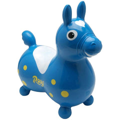 Gymnic - Jouet de saut Rody Cheval bleu