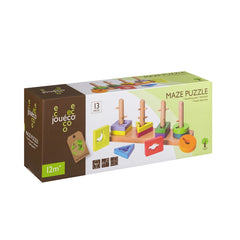 Johntoy - Puzzle en bois - Jouets d'activité pour bébés