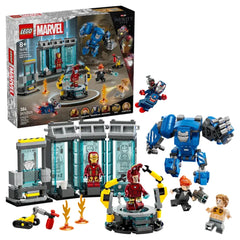 Lego - Marvel Super Heroes - Le Laboratoire d'Iron Man : Salle d'Armure - Ensemble de Construction Jouets