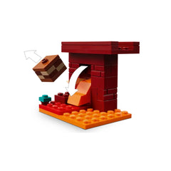 Lego - Minecraft - The Nether Lava Battle - Construction Set Toys