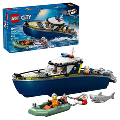 LEGO - Poursuite en bateau de police - Jouets de construction