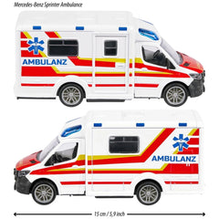 Majorette - Ambulance Mercedes-Benz Sprinter - Véhicules de jeu