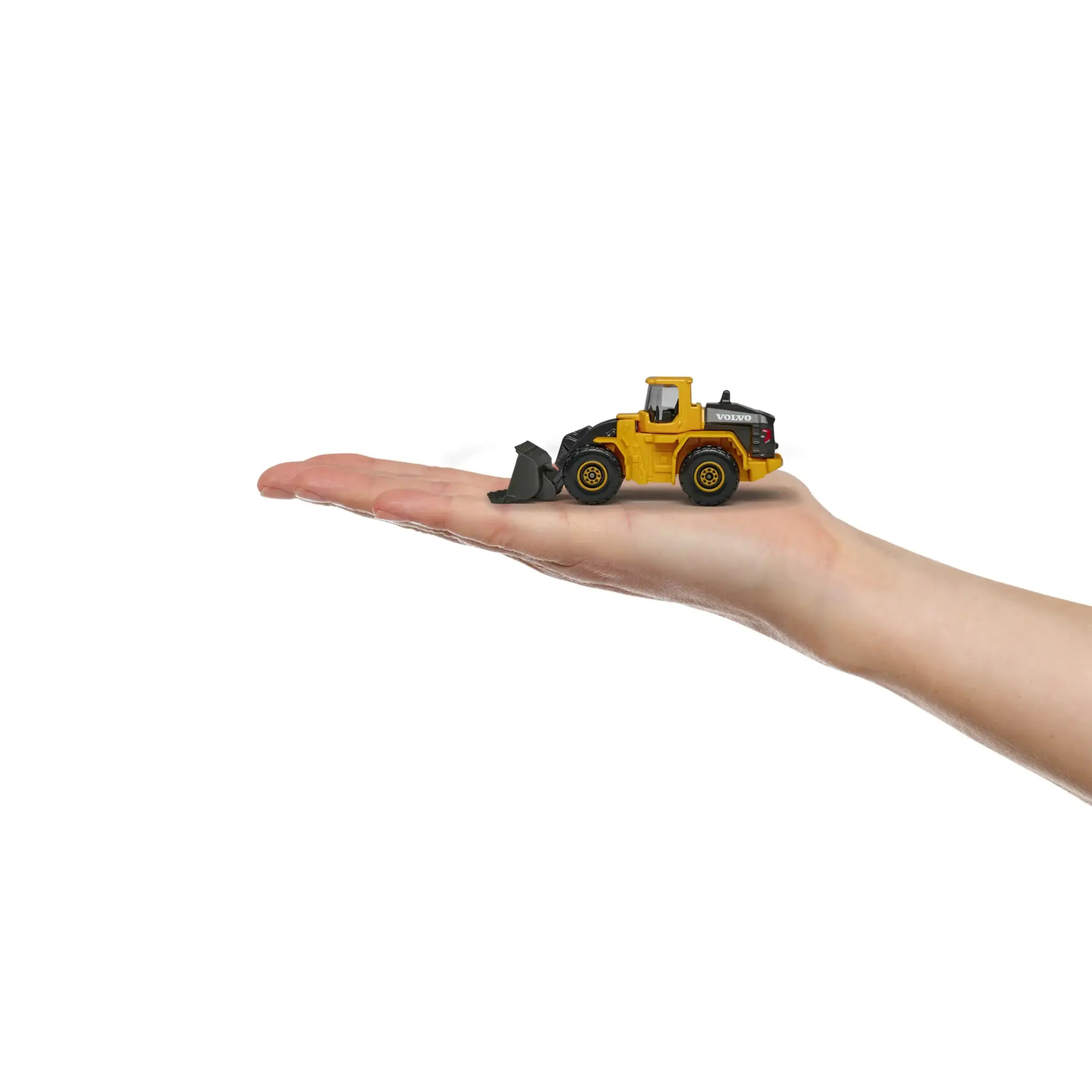 Majorette - Ensemble de 4 véhicules de construction Volvo - Jouets à jouer