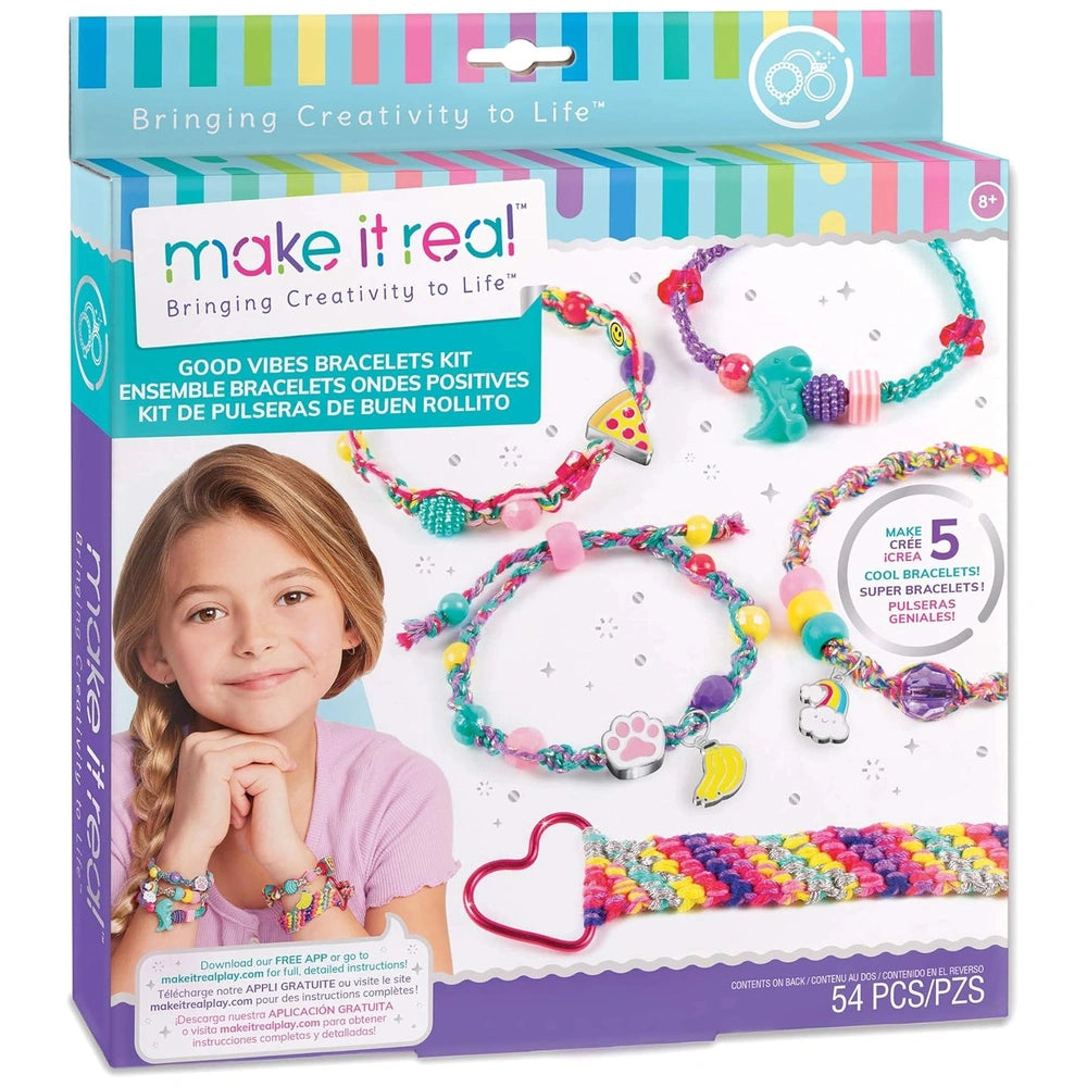 Kit de bracelets Make it Real Good Vibes - Loisirs créatifs