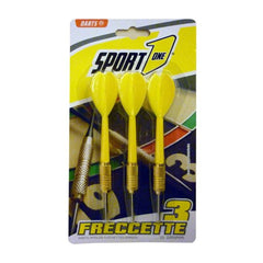 Mandelli - Sport1 3 Darts 15 gr Jaune - Jouets de Sport