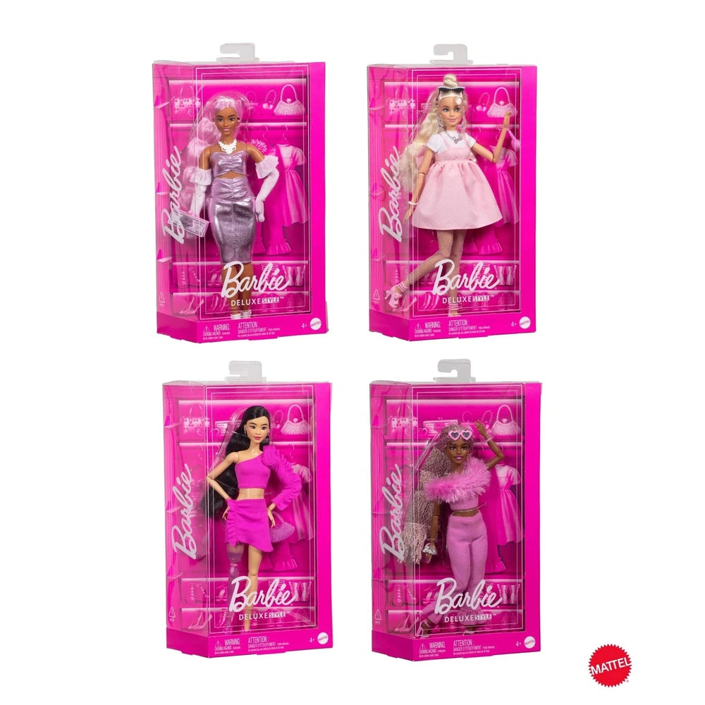 MATTEL - Barbie Deluxe Style Doll - Dolls Playsets Toy Figures