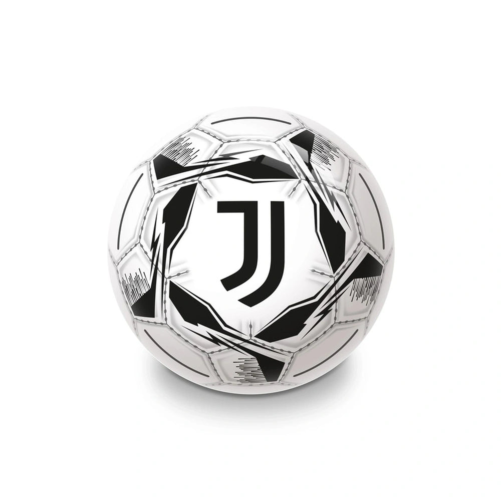 Mondo FC Juventus Bio Ball features a matte white design with black accents, showcasing a sleek and modern sports toy.