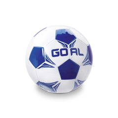 Mondo football goal with a blue and white soccer ball, featuring "GOAL" text, centered in the image.