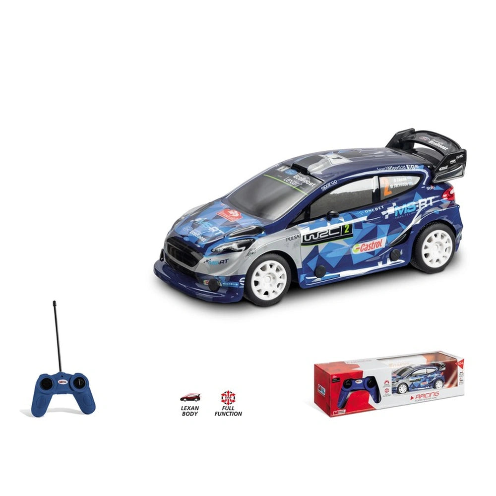 Mondo - Ford Fiesta WRC Télécommandé 2,4 GHz 1:24 Fonction Complète avec Carrosserie Lexan - Véhicules de Jeu