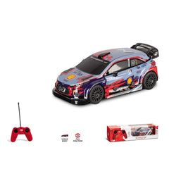 Mondo - Hyundai I20 WRC Voiture Télécommandée 2,4 GHz 1:24 Fonction Complète avec Carrosserie Lexan - Véhicules de Jeu