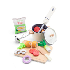 New Classic Toys - Play Food - Soup Making Set - Pretend Professions & Role Playing