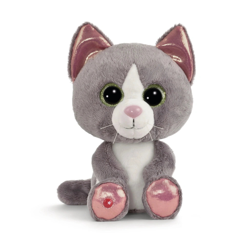 NICI - Glubschis-Soft-Toy-Grey-Cat-Felinja-25-Cm - Stuffed-Animals