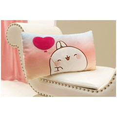 NICI - Coussin en forme de cœur Molang - Animaux en peluche